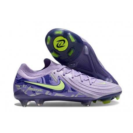 Crampons Nike Phantom Luna 2 Elite FG Violet Agate Volt Très Pâle