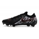 Nike Phantom GX II Elite FG Crampon Noir Blanc Rouge