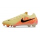 Crampons Nike Phantom Luna 2 Elite FG Jaune Noir