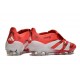 Crampons Adidas Predator Elite FT FG Rouge Lucide Blanc Noir