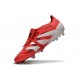 Crampons Adidas Predator Elite FT FG Rouge Lucide Blanc Noir