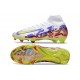 Nike Air Zoom Mercurial Superfly 10 Elite FG Blanc Jaune Violet