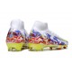 Nike Air Zoom Mercurial Superfly 10 Elite FG Blanc Jaune Violet