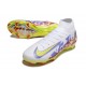 Nike Air Zoom Mercurial Superfly 10 Elite FG Blanc Jaune Violet