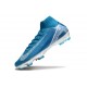Nike Air Zoom Mercurial Superfly 10 Elite FG Bleu Blanc