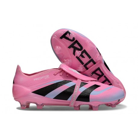 Crampons Adidas Predator Elite FT FG Rose Noir
