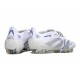 Crampons Adidas Predator Elite FT FG Blanc Argent Métallique Royal Vif