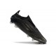 adidas F50 Elite Sans Lacets FG Noir Argenté Doré