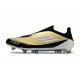 adidas F50 Elite Sans Lacets FG Doré Noir Blanc 