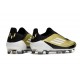 adidas F50 Elite Sans Lacets FG Doré Noir Blanc 