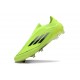 adidas F50 Elite Sans Lacets FG Volt Noir