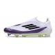 adidas F50 Elite Sans Lacets FG X Messi Blanc Ftwr Noir Violet Uni