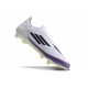 adidas F50 Elite Sans Lacets FG X Messi Blanc Ftwr Noir Violet Uni