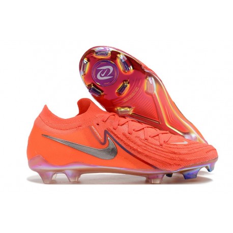 Crampons Nike Phantom Luna 2 Elite FG X Haaland Cramoisi Vif Blanc