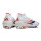 Nouvelles adidas F50 Elite Mid FG Advancement - Blanc Rouge Bleu