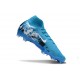 Nike Zoom Mercurial Superfly X Elite FG Bleu Blanc