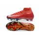 Nike Zoom Mercurial Superfly X Elite FG Rouge Blanc