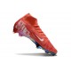 Nike Zoom Mercurial Superfly X Elite FG Rouge Blanc