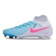 Nike Phantom Luna II Elite FG Blanc Bleu Rose