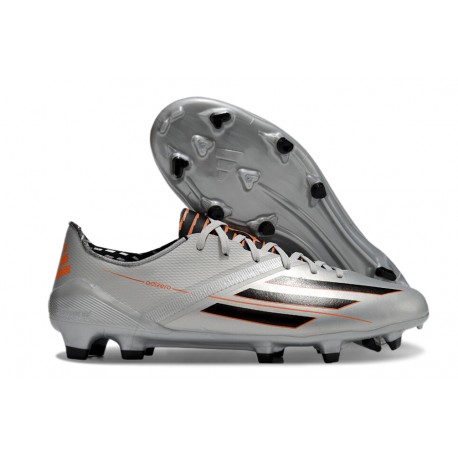 adidas F50 Elite FG Neuf Crampons Argent Noir