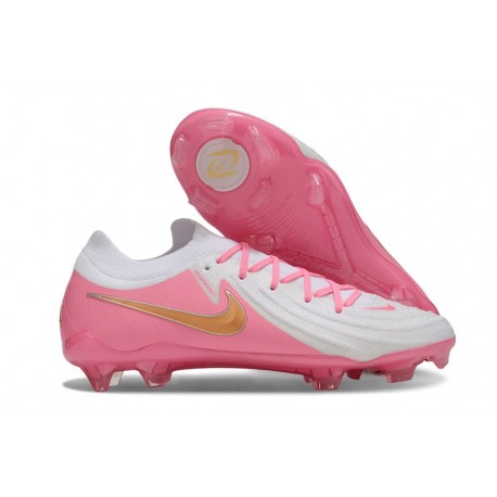 Crampons Nike Phantom Luna 2 Elite FG Rose Blanc