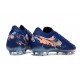 Crampons Nike Phantom Luna 2 Elite FG X Haaland Bleu Vide Chrome