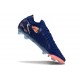 Crampons Nike Phantom Luna 2 Elite FG X Haaland Bleu Vide Chrome