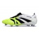 Crampons Adidas Predator Elite FT FG Blanc Noir Citron Lucid