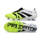 Crampons Adidas Predator Elite FT FG Blanc Noir Citron Lucid