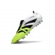 Crampons Adidas Predator Elite FT FG Blanc Noir Citron Lucid