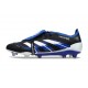 Crampons Adidas Predator Elite FT FG Noir Bleu Blanc