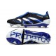 Crampons Adidas Predator Elite FT FG Noir Bleu Blanc