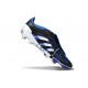 Crampons Adidas Predator Elite FT FG Noir Bleu Blanc