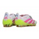 Crampons Adidas Predator Elite FT FG Blanc Rose Lucide Citron Lucide