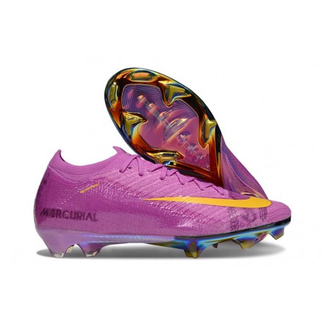 Crampons de Foot Nike Mercurial Vapor 16 Elite FG Violet Jaune