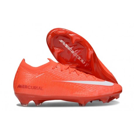 Crampons de Foot Nike Mercurial Vapor 16 Elite FG Rouge Blanc