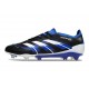 Crampon de Football adidas Predator Elite FG Noir Bleu Blanc