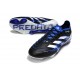 Crampon de Football adidas Predator Elite FG Noir Bleu Blanc