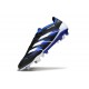 Crampon de Football adidas Predator Elite FG Noir Bleu Blanc