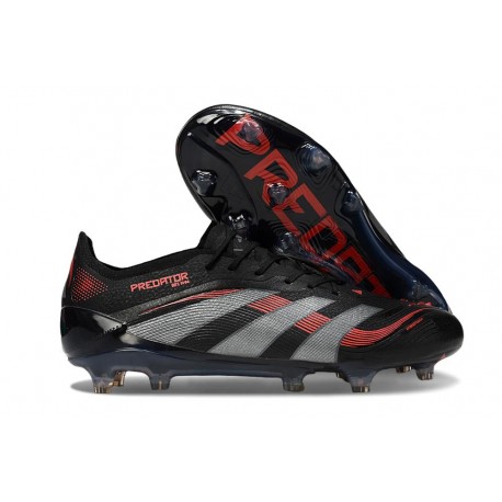 Crampon de Football adidas Predator Elite FG Noir Rouge