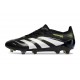 Crampon de Football adidas Predator Elite FG Noir Blanc Citron Lucid