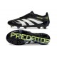 Crampon de Football adidas Predator Elite FG Noir Blanc Citron Lucid