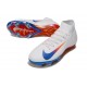 Nike Air Zoom Mercurial Superfly 10 Elite FG Blanc Bleu Rouge