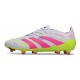 Crampon de Football adidas Predator Elite FG Blanc Rose