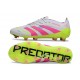 Crampon de Football adidas Predator Elite FG Blanc Rose