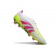 Crampon de Football adidas Predator Elite FG Blanc Rose