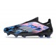 adidas F50 Elite Sans Lacets FG Noir Bleu Rose