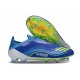 Crampons de Foot adidas F50 Elite LL FG Equipe Bleu Royal Jaune Solaire