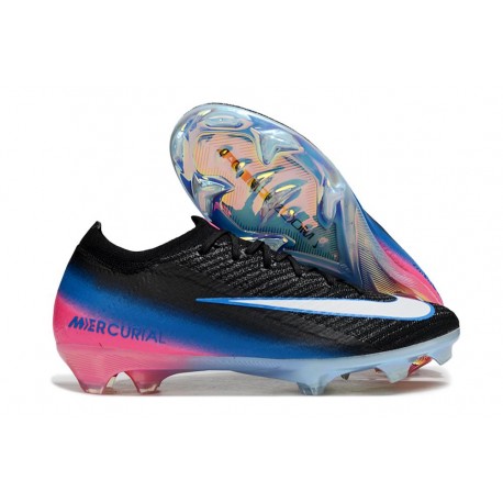 Crampon Nike Zoom Mercurial Vapor XVI Elite FG Noir Blanc Bleu