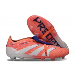 Adidas Predator Elite Foldover Tongue FG Orange Blanc